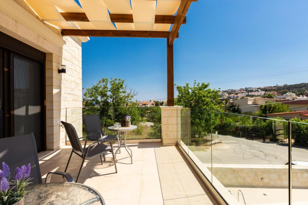 Eudora Luxury Stone Villa Almyrida  Exterior photo