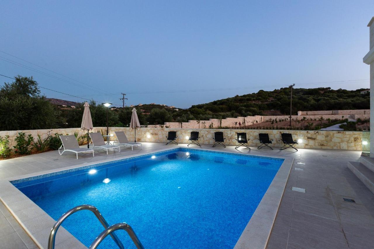 Eudora Luxury Stone Villa Almyrida  Exterior photo