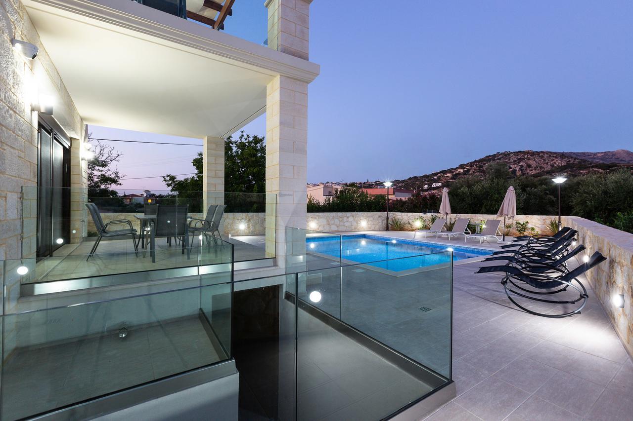 Eudora Luxury Stone Villa Almyrida  Exterior photo